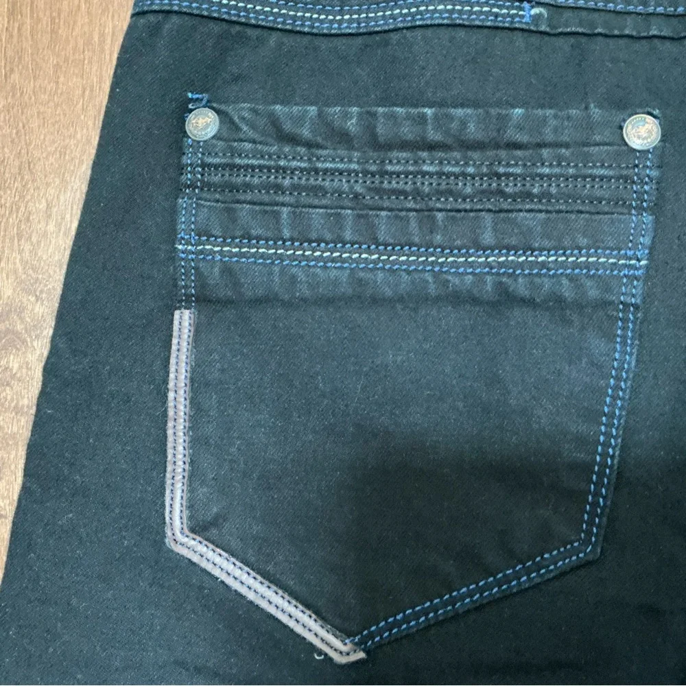 Mens Black Jeans Mens Black Denim Size 32x28 Bootcut